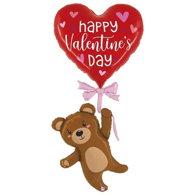 Мишка на сердечке