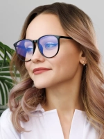 Очки для компьютера имиджевые защитные прозрачные нулевки