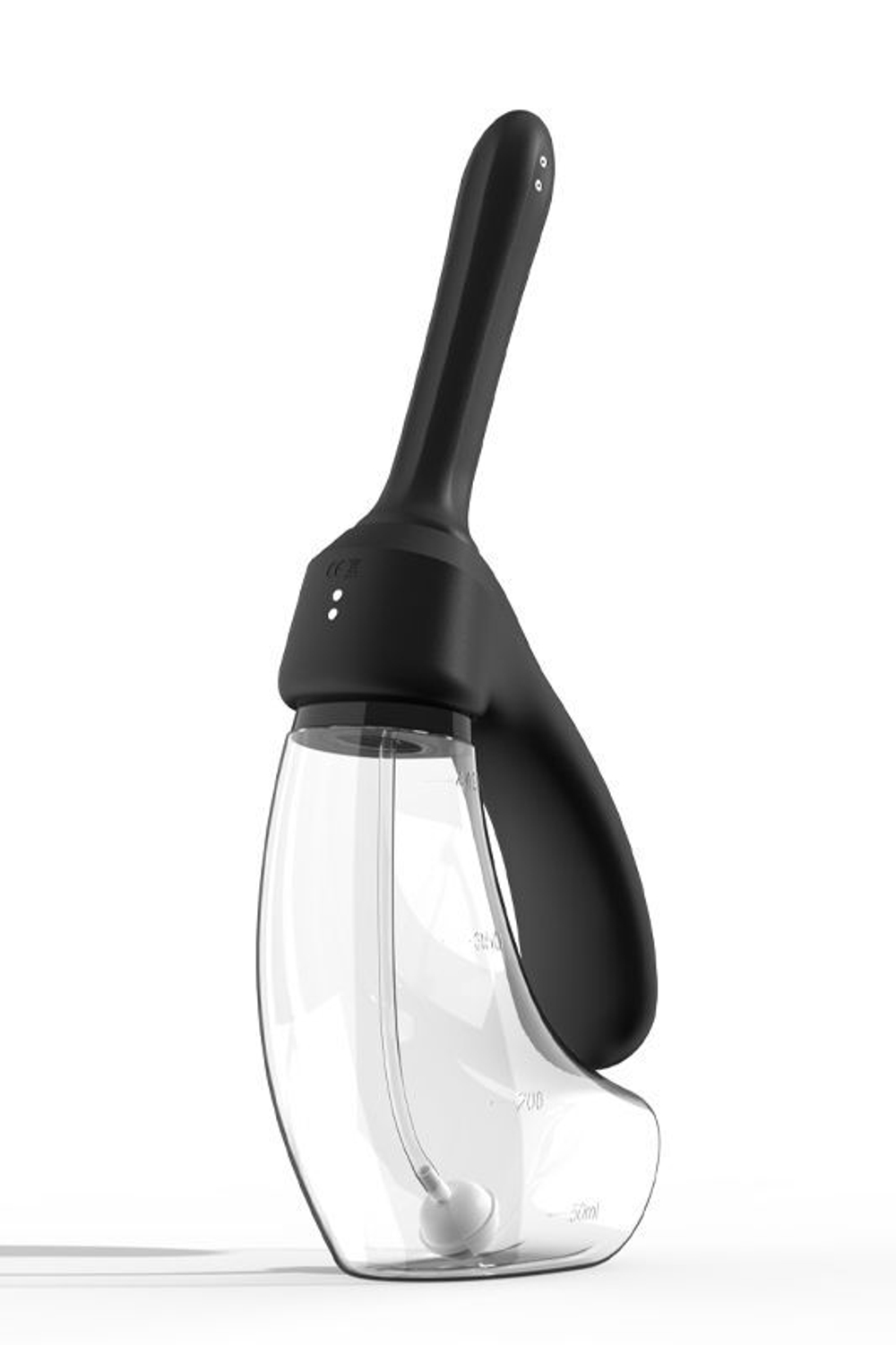 Душ для интимной гигиены Iceberg с вибрацией и автоматической подачей воды (Цвет: черный)