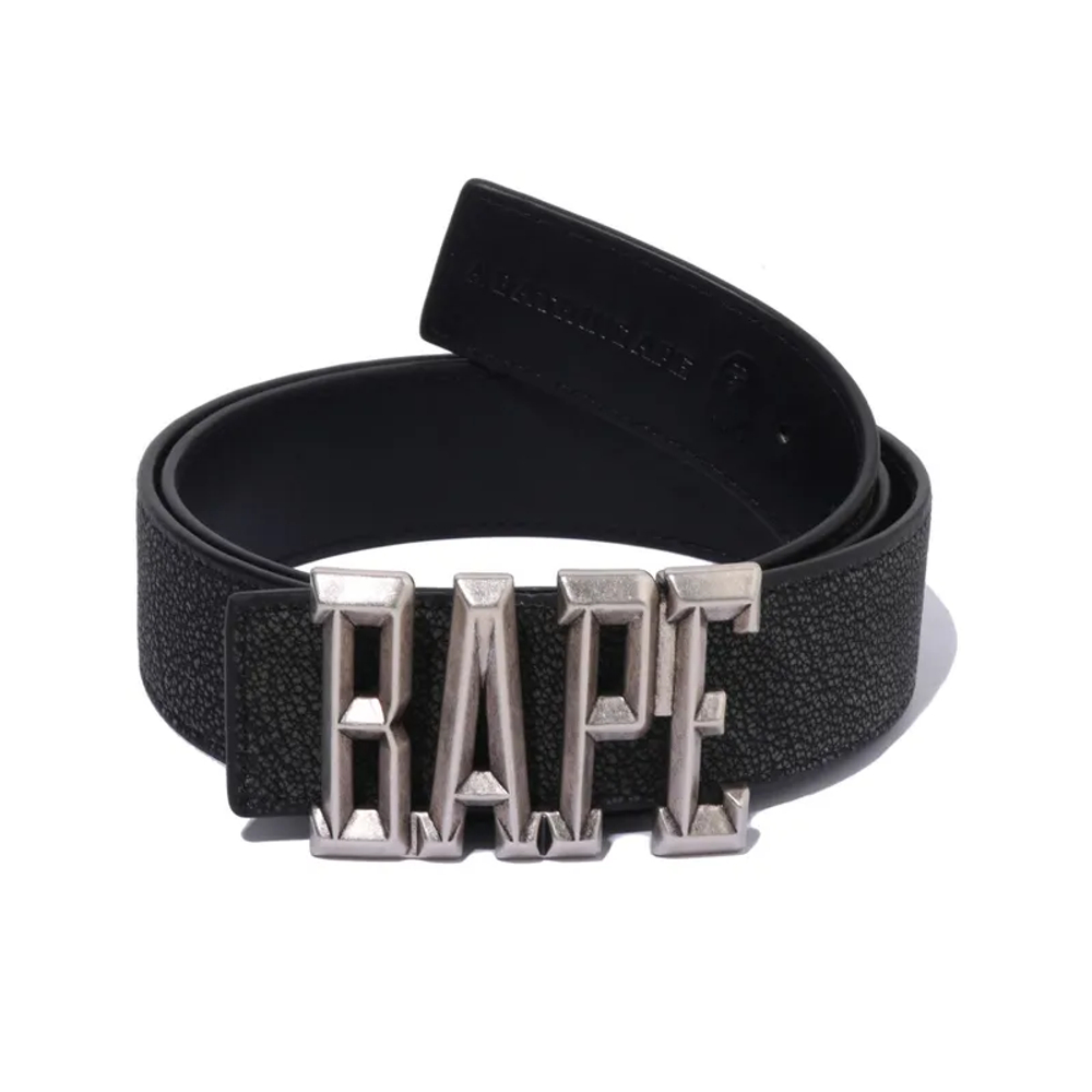A Bathing Ape Bathing Ape Leather Belts Belt Cow Leather Pin Buckle 0zxbtm301881q