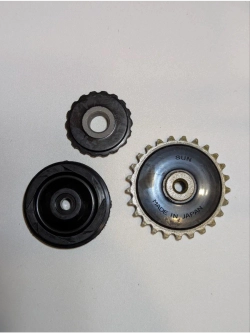 tx Ролики ГРМ (комплект 3 шт.) для питбайка, мопеда