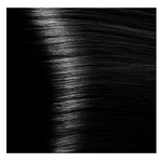 Крем краска для волос с гиалуроновой кислотой Kapous, 100 мл - HY 1.00 черный интенсивный
