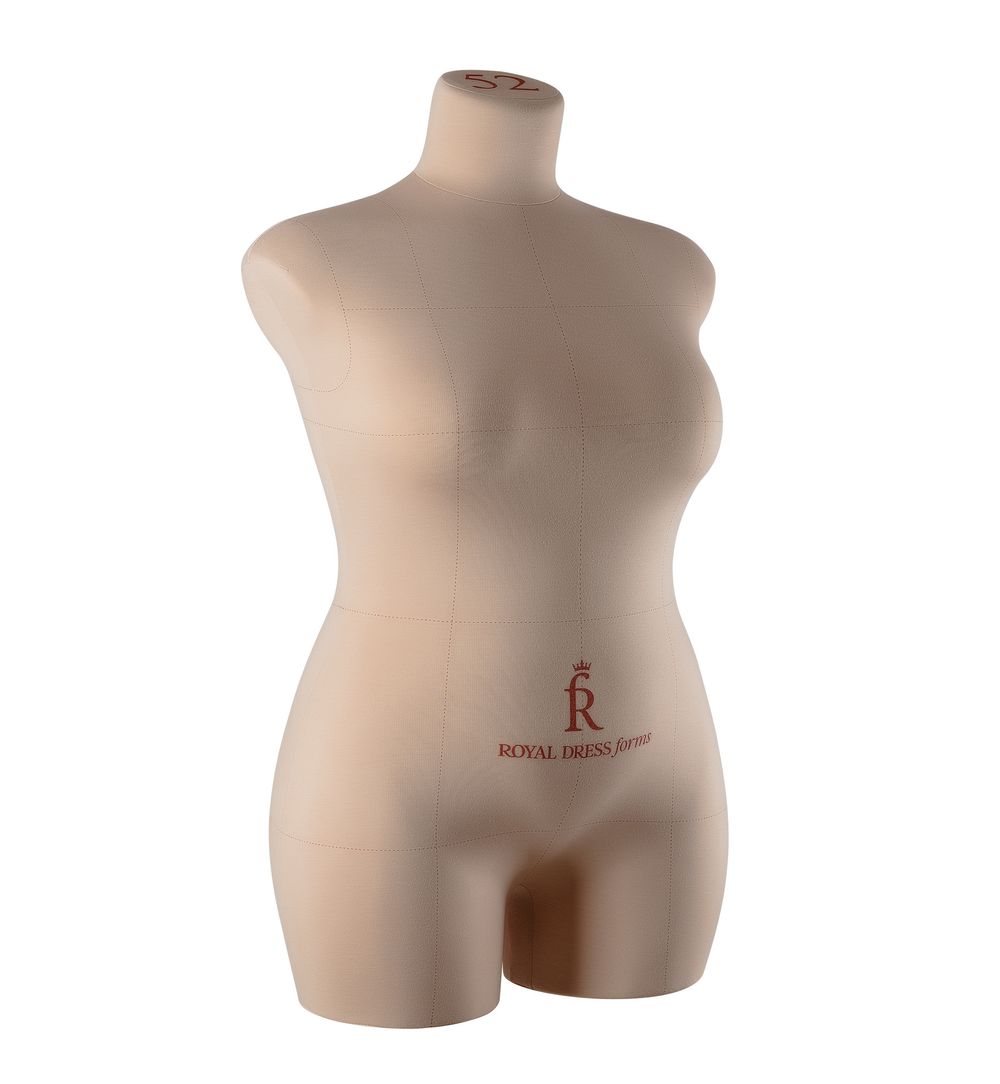 Манекен портновский женский Виктория, комплект Про, размер 52, цвет бежевый