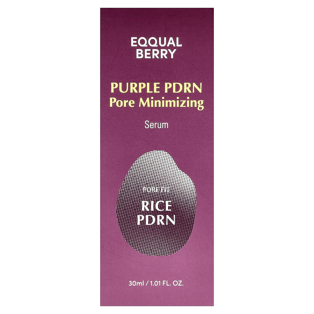 EQQUALBERRY, фиолетовая сыворотка для сужения пор, 30 мл (1,01 жидк. унции)