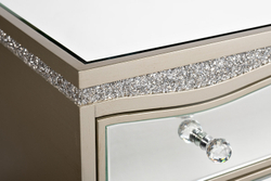 KFG127 Столик туалетный 5 ящ. отделка зеркальная 120*45*79см