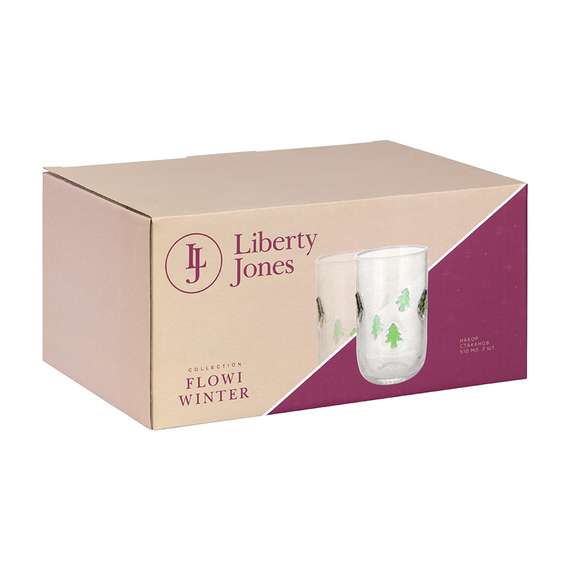 Набор стаканов flowi winter, 510 мл, 2 шт.