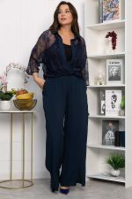 Костюм Кружевная история (синий) К13799-13М LT Collection