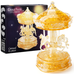 Карусель золотая Deluxe, 3D-головоломка