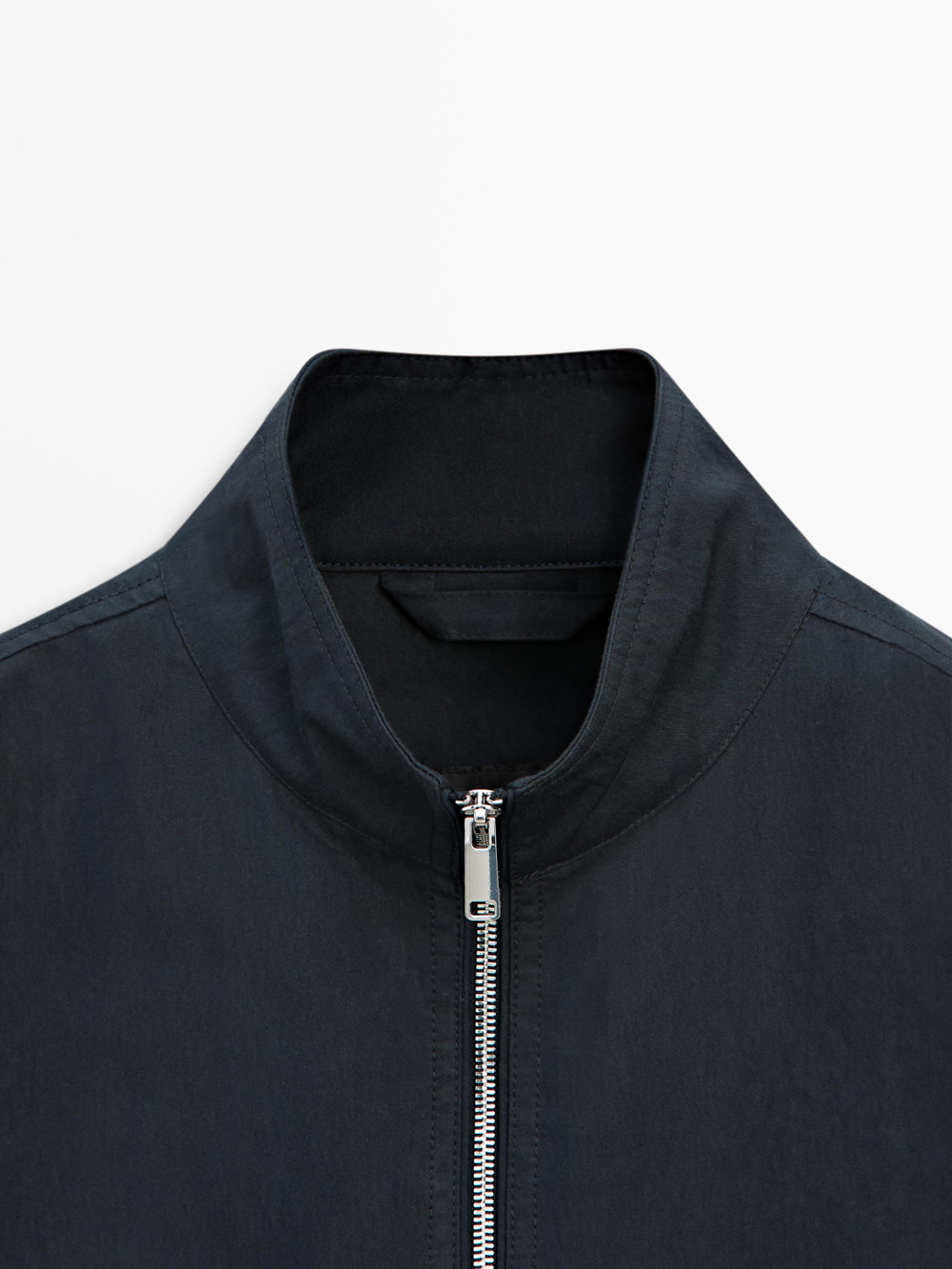 Massimo Dutti Короткая куртка с карманами, темно-синий