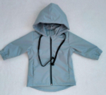 Ветровка для девочек р.122-128 серая 2421-07 (Ириска)