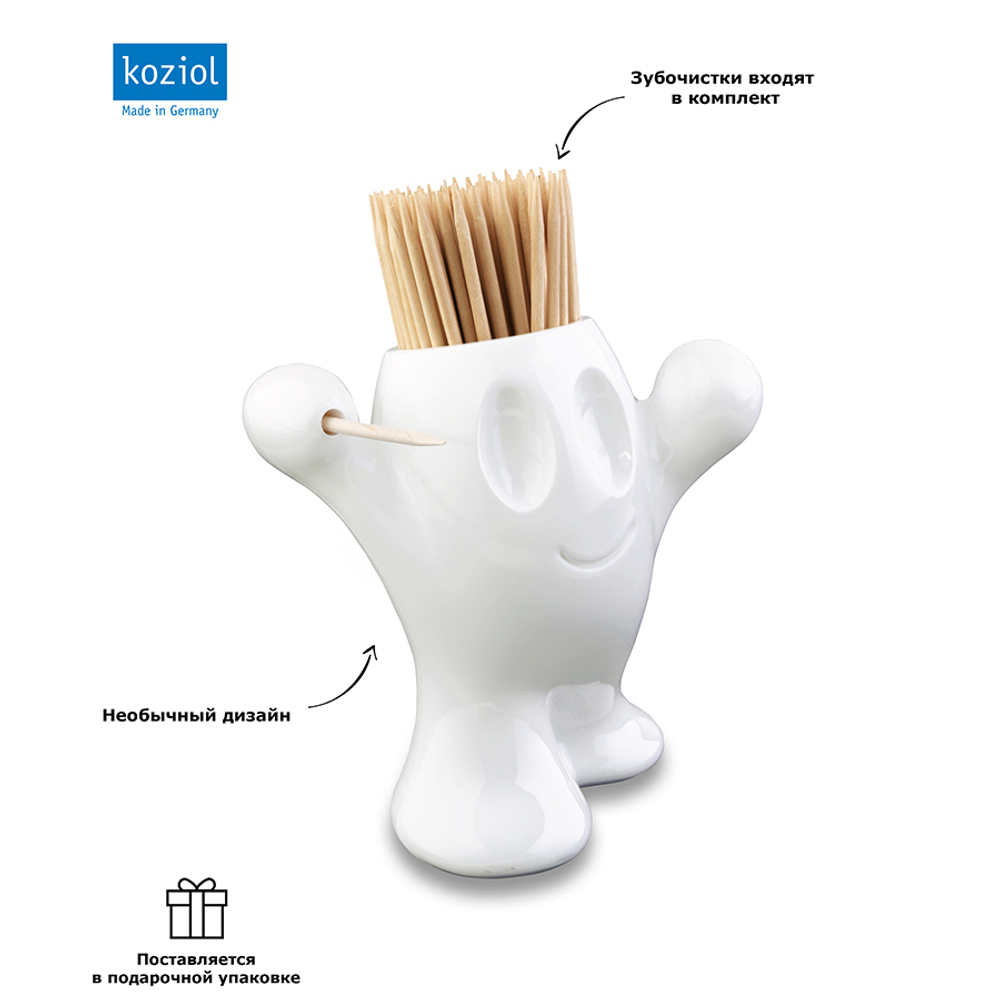Подставка для зубочисток picnix, белая