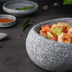 Салатник 250 мл 17,5*15,5 см h8,7 см Stone Untouched Taiga P.L. Proff Cuisine [1]