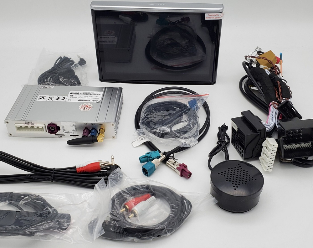 Магнитола для Audi A8 2010-2017 - Carmedia MRW-1801A выезжающий монитор 8.4" на Android 10, 8Гб+128Гб, CarPlay, 4G SIM-слот