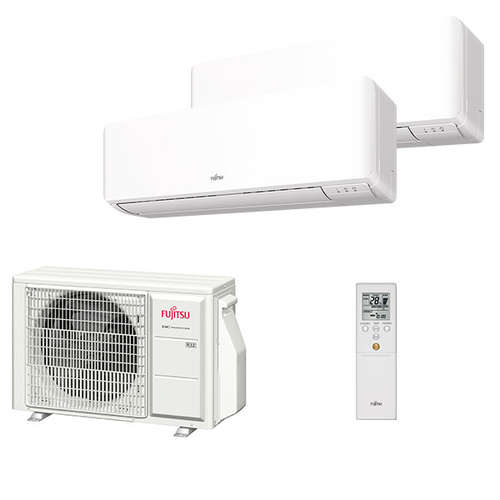 Мультисплит система на 2 комнаты Fujitsu ASYG07KMCC + ASYG09KMCC / AOYG14KBTA2