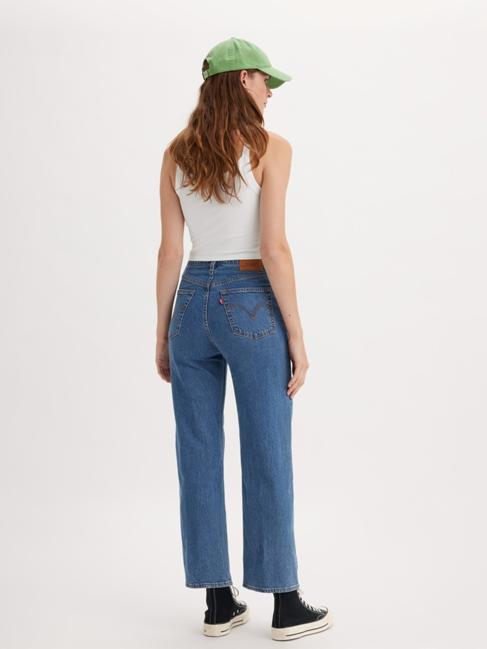 Женские прямые джинсы с завышенной талией Levi's Ribcage Straight Ankle 72693-0200