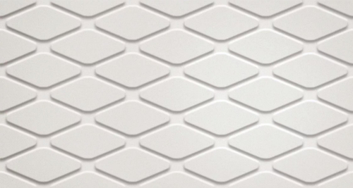 Плитка 3Д Вайт Ромбус 30,5x56 Матт (1,366 кв.м.) PS-00013690
