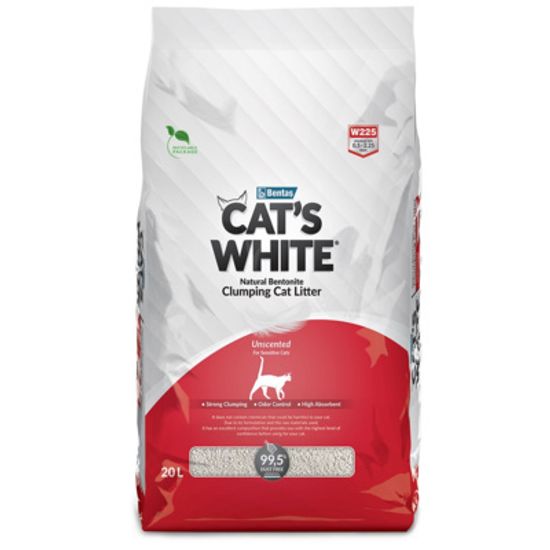 Cat's White Natural наполнитель комкующийся Без ароматизатора