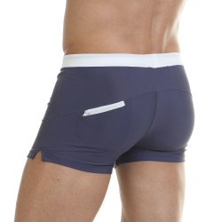 Мужские плавки синие с карманом сзади Aqux 43016