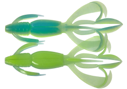 Приманка силиконовая Keitech Crazy Flapper 2.8" #403T Green Weenie Blue