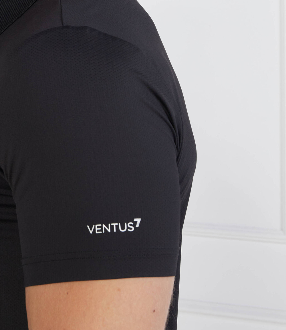 Поло EA7 - черный(8NPF23 PJEMZ)