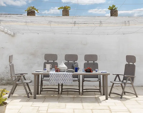 Стул пластиковый складной Acquamarina, тортора