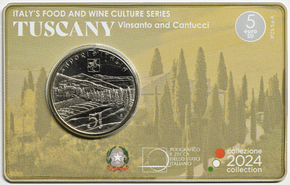 ИТАЛИЯ, 2024, 5 ЕВРО