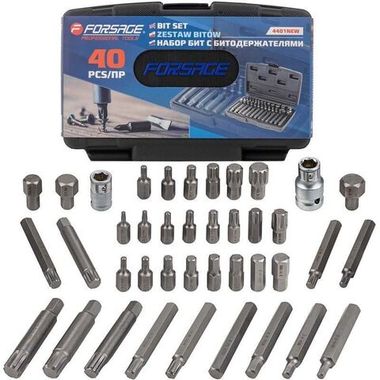 Набор бит с битодержателями, 40 предметов Forsage F-4401NEW