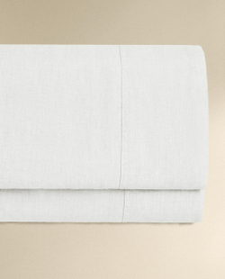 Простыня Zara Home хлопок, лён 100%, однотонный, 6150/089 · арт. 6150/089