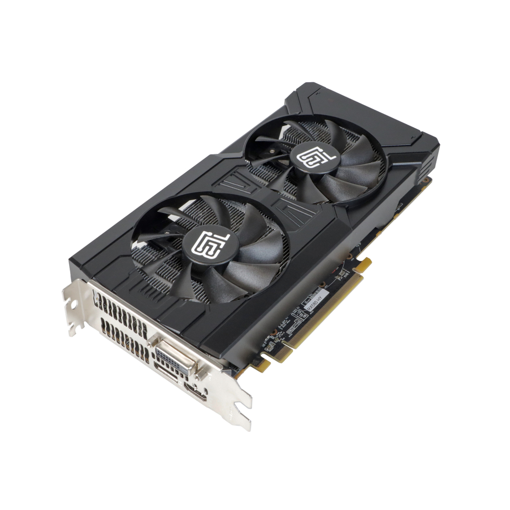 Видеокарта BaseTech AMD Radeon RX 580 [REFURBISHED], 8Гб GDDR5, 256 бит, Bulk, PCIe3.0, 2xFAN, 2-SLOT, 150Вт, HDMI, DVI, DP (BT-RX580-V1)