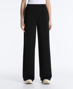 OYSHO Прямые полосатые брюки с мягкой на ощупь модальной тканью. черный