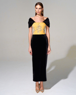 Корсетное платье из премиального бархата