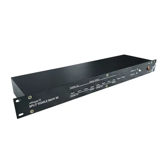 STAGE4 Split Toggle Back RE Рэковый DMX-сплиттер / 1U / Оптическая развязка портов / RDM / 1 вход и