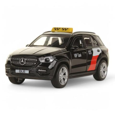 Модель ин. мет. "Mercedes-Benz Gle 2018. Такси" 12см, двер, багаж, в коробкаGLE-12TAX-BK (Технопарк)