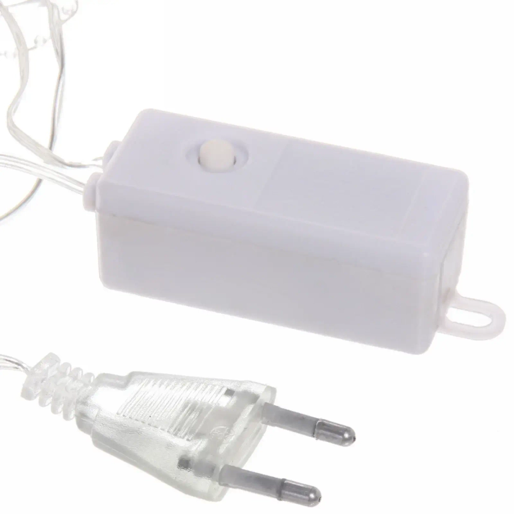 Гирлянда для дома НИТЬ «Льдинка» 5 м 50 ламп LED, 8 реж,IP-20, Фиолетовый