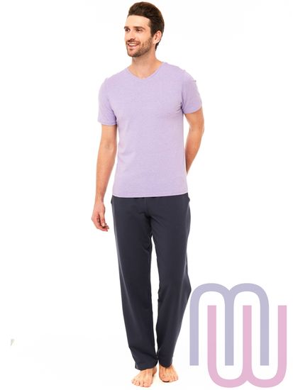 Футболка мужская MK001-3 светло-сиреневая