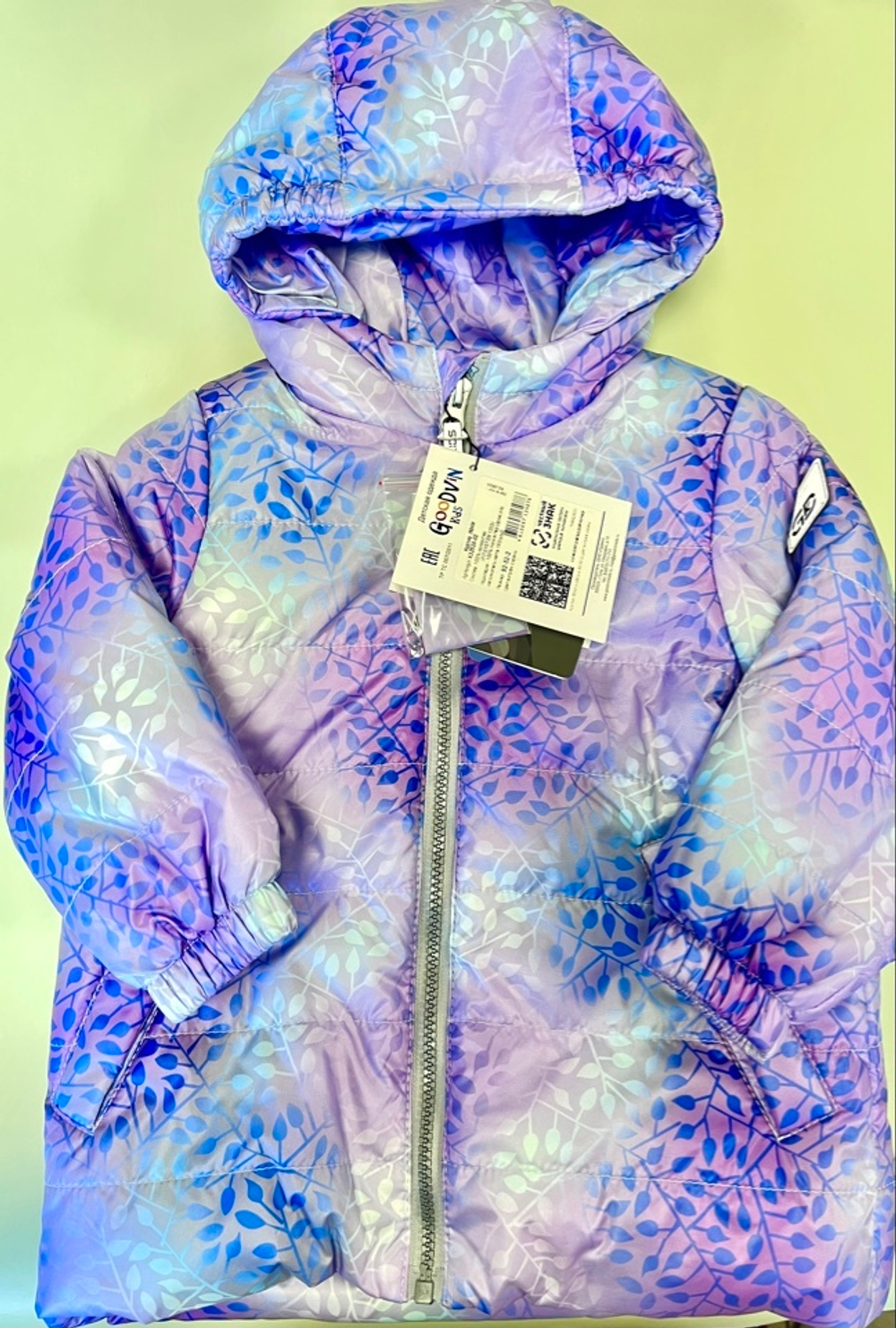 Куртка "Локи" для девочки на флисе демисезонная