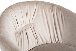 Стул велюровый Garda Decor светло-бежевый GY-DC8173BL-CR