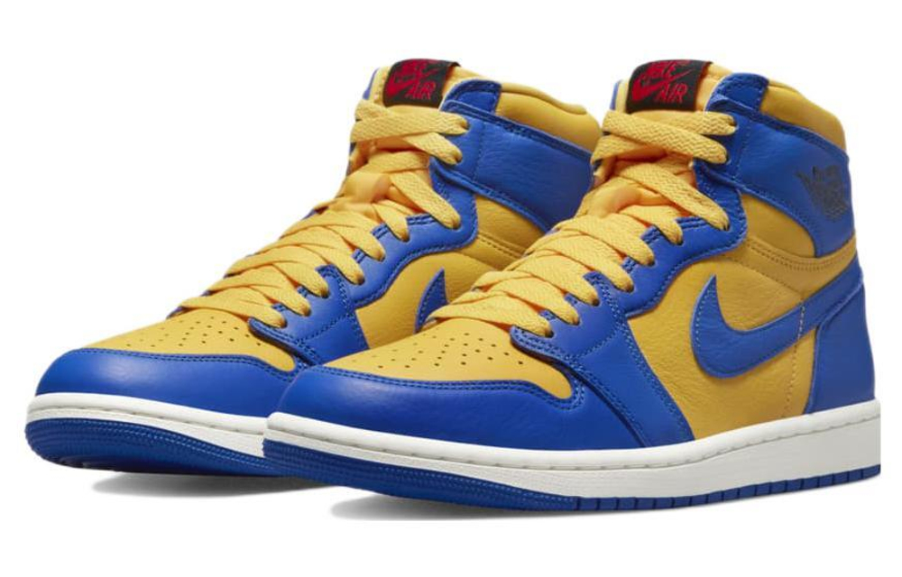 Кроссовки Jordan Air Jordan 1 High Og "Game Royal And Varsity Maize" (Женская размерная сетка)