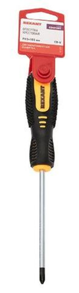 Отвертка  1,0*100мм КРЕСТ PH REXANT 124727