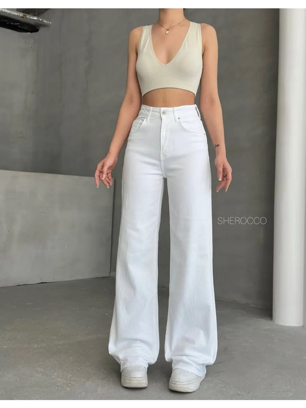 Джинсы широкие летние посадка WIDE LEG (Вайд лег)