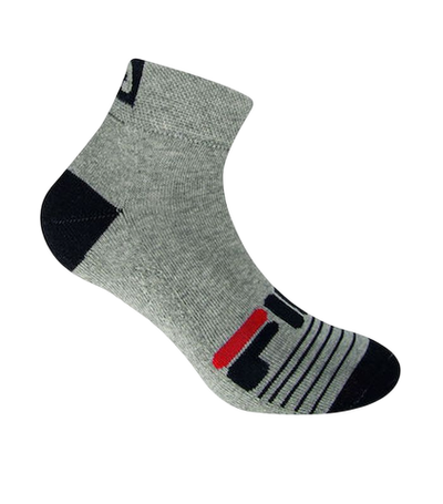 Теннисные носки Fila Fitness Quarter Socks 3P - Gray