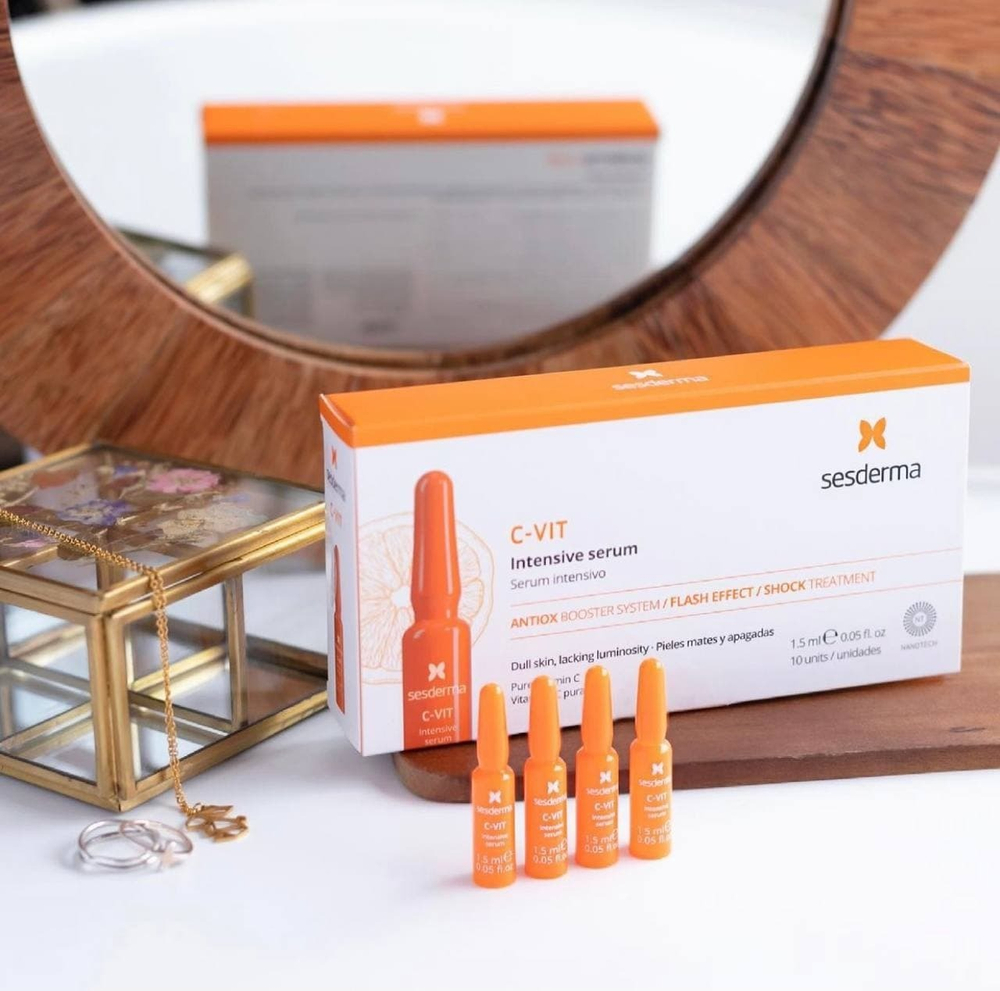 Sesderma C-VIT Intensive serum - Сыворотка интенсивная 12%, 10 шт по 1,5 мл
