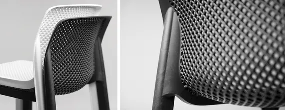 Полубарный стул Net Stool Mini 65 см антрацит