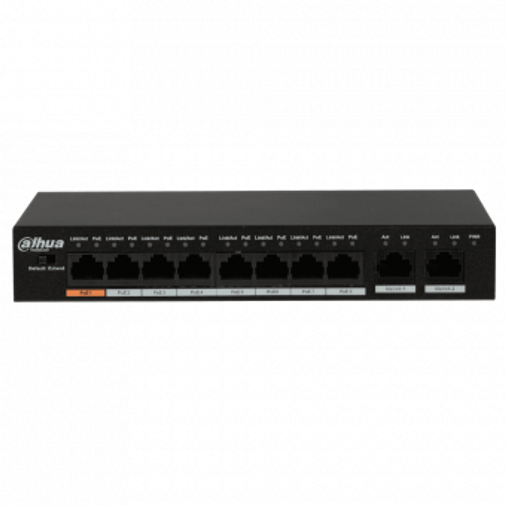 DH-PFS3010-8ET-96 8 портовый РоЕ коммутатор неуправляемый