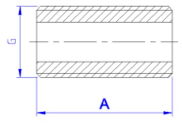 Ниппель Valtec 1/2" НР с наружной резьбой под сгонный ключ латунный никелированный VTr.651.N.0004