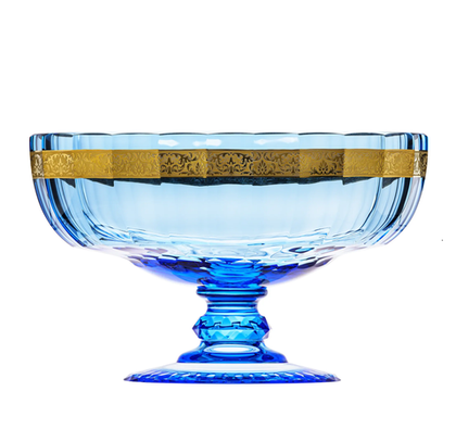 Фруктовница Moser Belvedere Aquamarine, 42 см