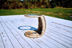 MOKKA MAJORCA боковой столик, цвет соломенный