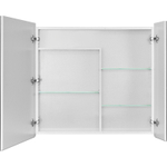 Зеркальный шкаф Aquaton Лондри 80 белый глянцевый (1A267202LH010)