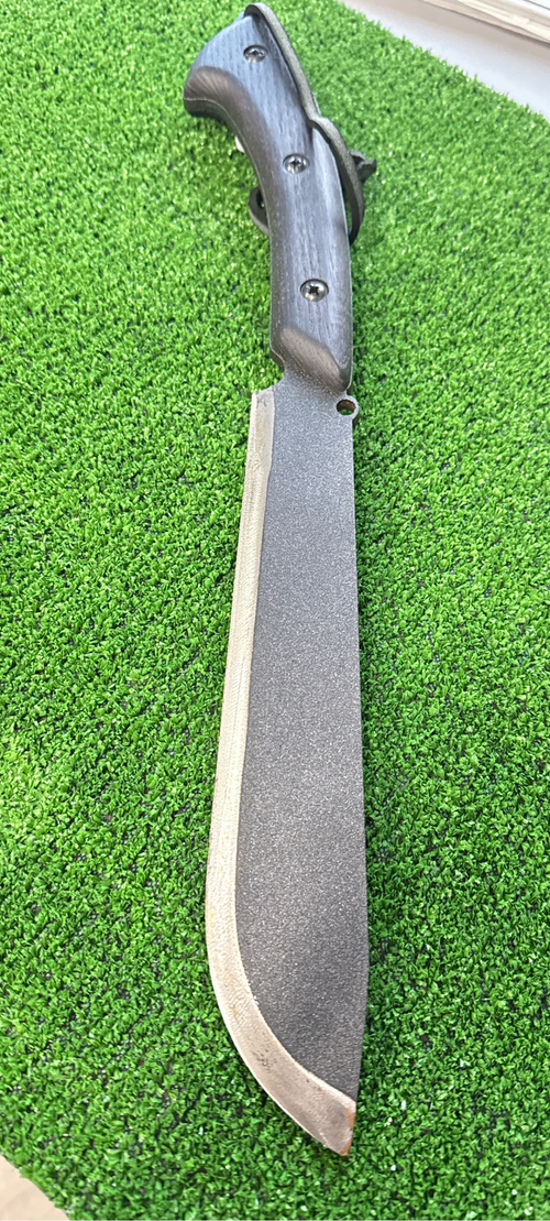 Нож Мачете «Лесник» светл.темн ручка +шнурок,ст65г