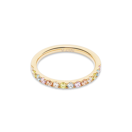 Кольцо Coeur de Lion Multicolour Pastel Gold 0146/40-1590 56